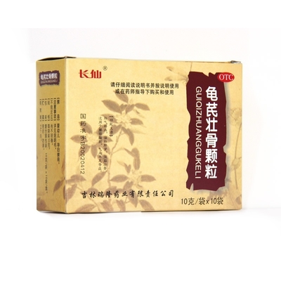 Jilin Ruilong Pharmaceutical Co., Ltd Kangran Changxian Guiqi Zhuanggu Granules 10g*6 Tablets