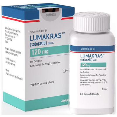 Amgen Sotorasib AMG-510 Lumakras 120mg*240 tabletsNon-small cell lung cancerfor stage 1 2 3 cancer